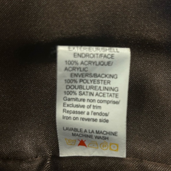 â˘Never Worn⢠Faux Fur Full Zip Vest Jacket with Stand Collar/Pockets (S-M) - Picture 14 of 15